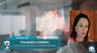 Intervención de Yolanda Corral en DistritoCiber para hablar sobre menores y control parental.