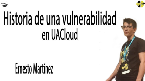 Historia de una vulnerabilidad en UACloud, charla en las Jornadas BitUp