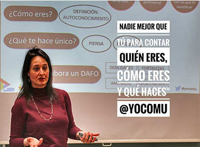 Nadie mejor que tú para contar quién eres, cómo eres y qué haces, Yolanda Corral